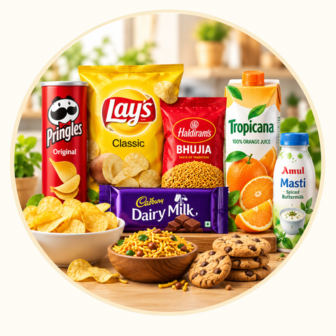 Snacks, Drinks & Food