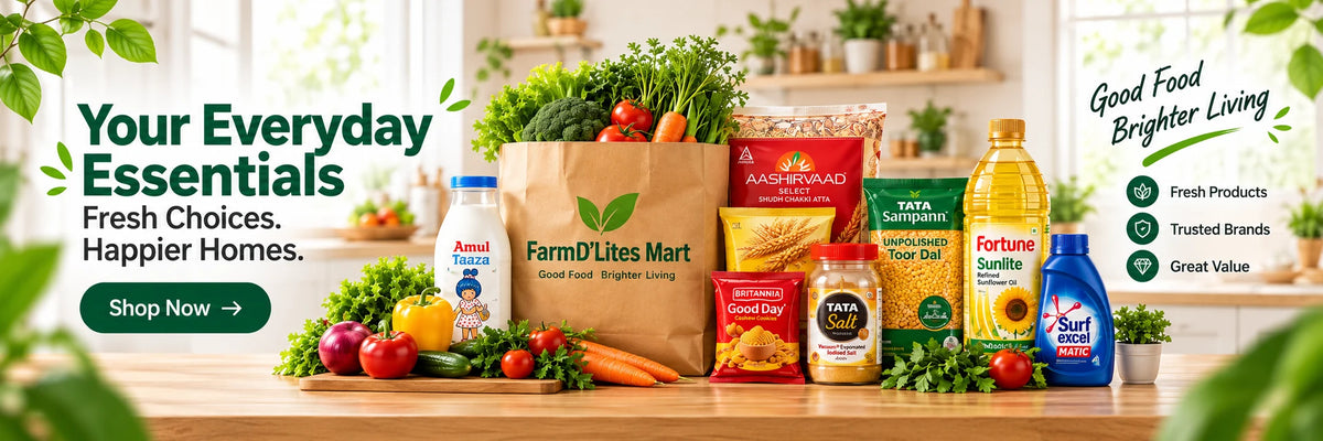 FarmD’Lites Mart everyday essentials grocery shopping